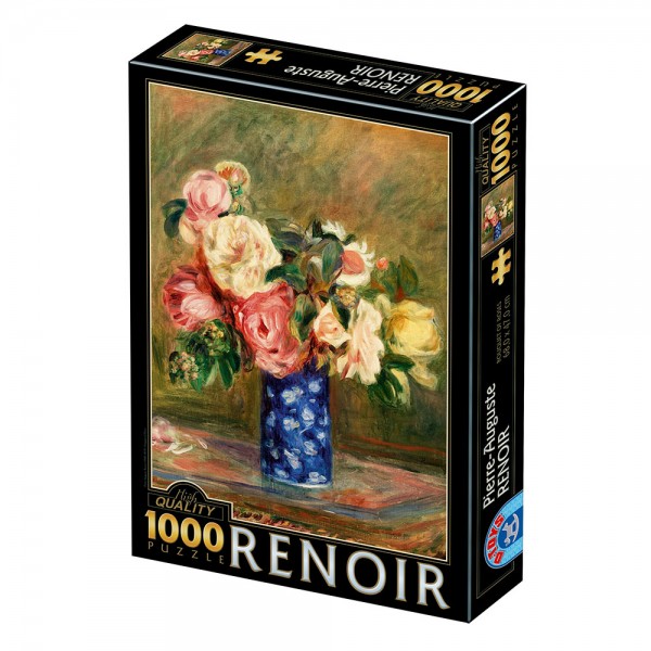 Bukiet róż, Renoir (1000el.) - Sklep Art Puzzle